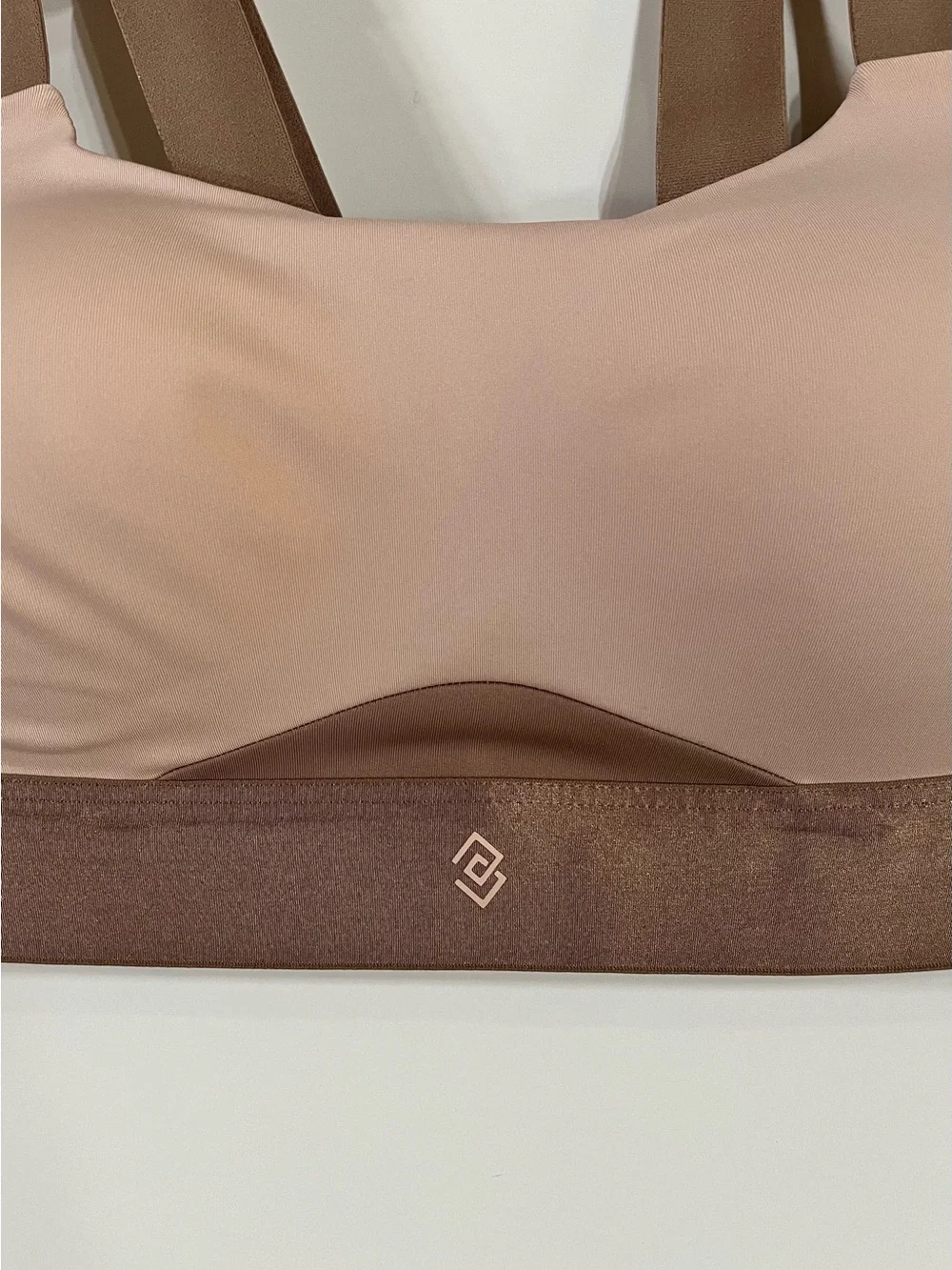 ThirdLove Kinetic Adjustable Two-Tone Rose Dust Nude Wireless Sports Bra 36A